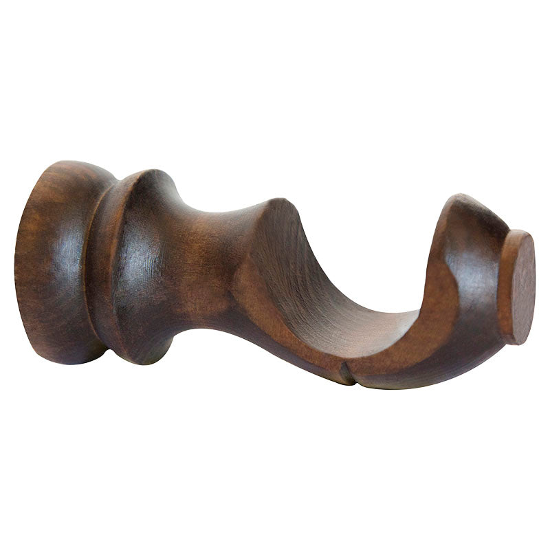 Soporte muro abierto marrón 1.38" 1 unidad
