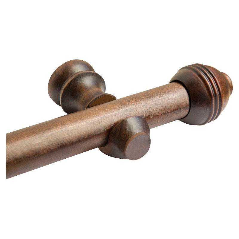 Soporte muro abierto marrón 1.38" 1 unidad