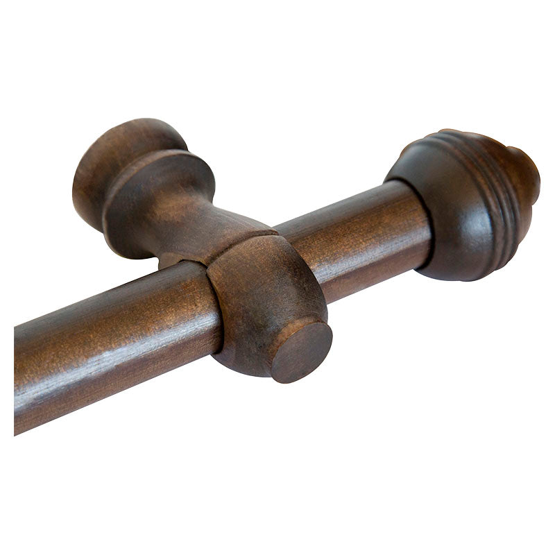 Soporte muro cerrado marrón 1.38" 1 unidad