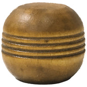 Terminal Saturno caoba 1.38" 1 unidad