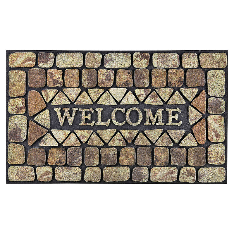 Tapete caucho "Welcome" 45 x 76 cm