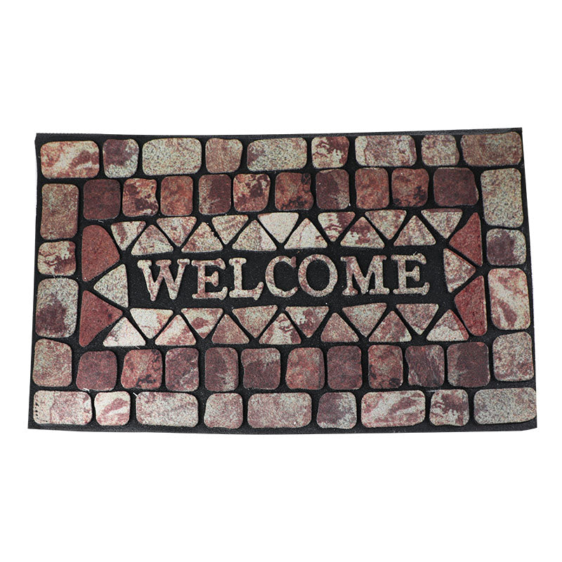 Tapete caucho "Welcome" 45 x 76 cm