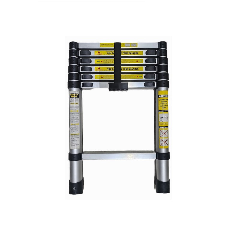 Telescopic extension ladder, 6 steps, 195 cm