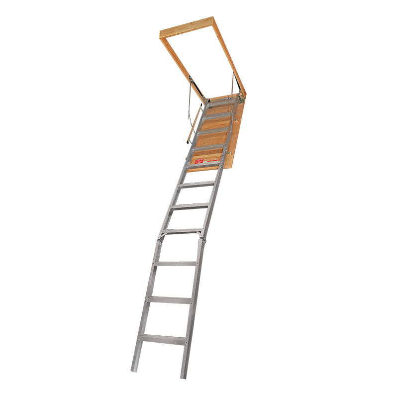 Escalera para ático aluminio de 2,34 a 3,12 m (marco 22 1/2" X 54")