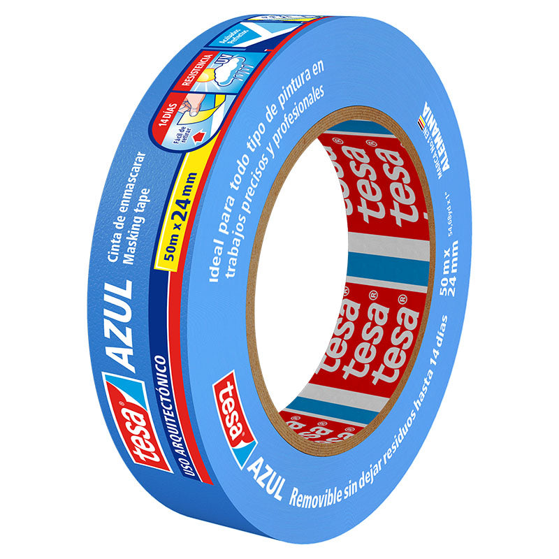 Cinta enmascarar 1 " 50 m azul