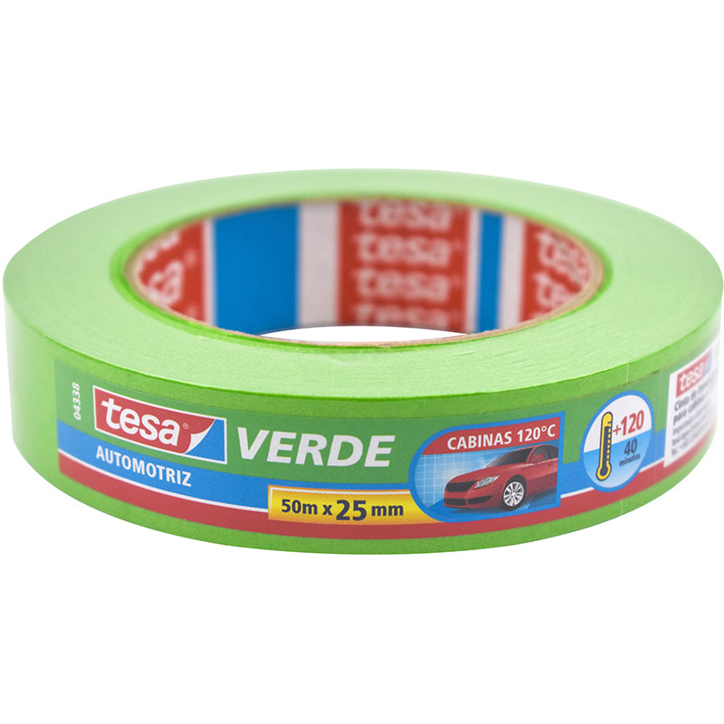 Cinta enmascarar 1 " 50 m verde