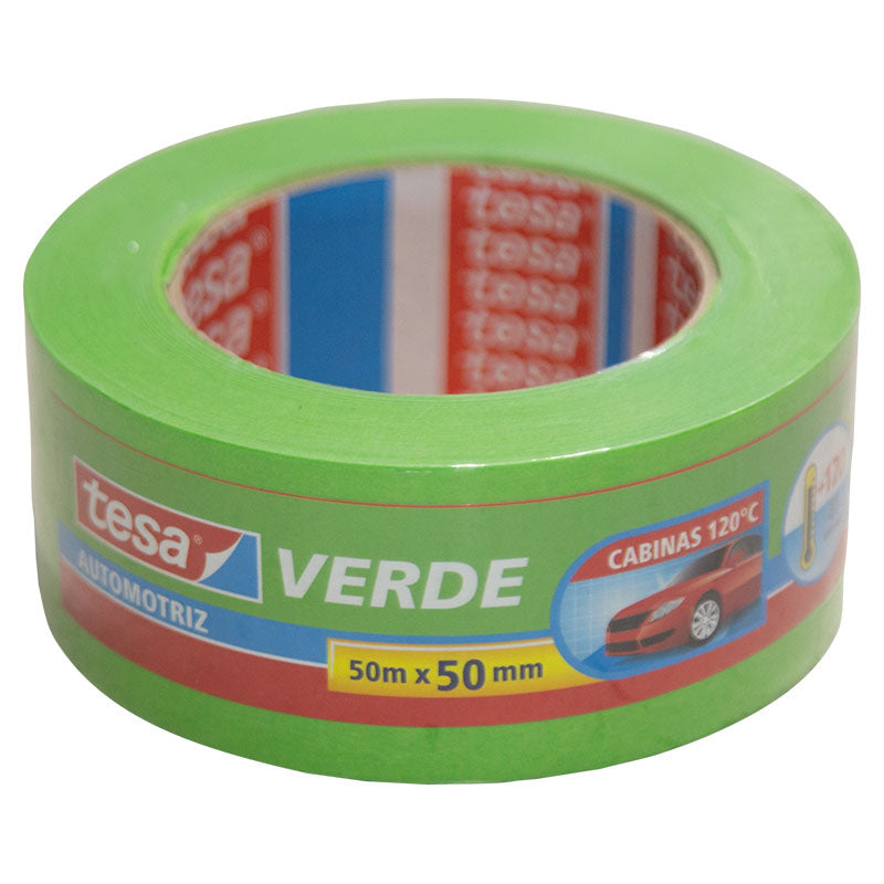 Cinta enmascarar 2 " 50 m verde