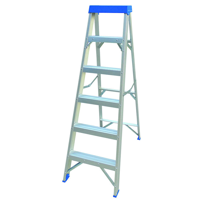 Escalera tijera 5 peldaños altura máxima 1,9 m