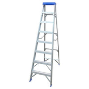 Escalera tijera 2,5 m 8 peldaños aluminio