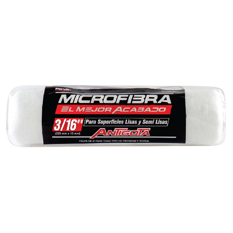 9" x 3/16" microfiber plush