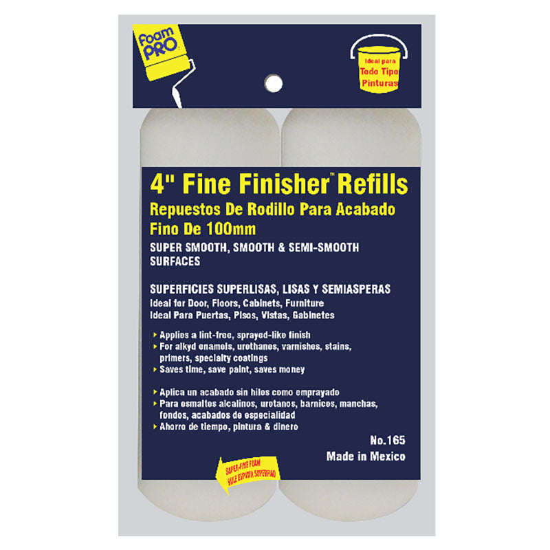 Set of two 4" roller refills