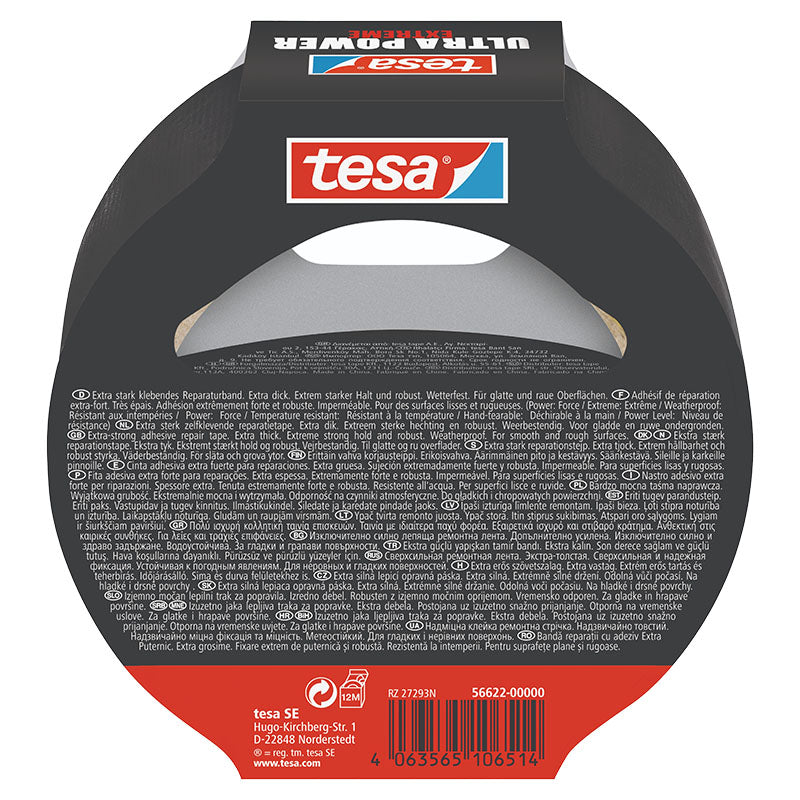 Repair tape 50 mm x 10 m black Ultra Power Extreme
