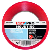 Double-sided tape 3/4" x 25 m transparent