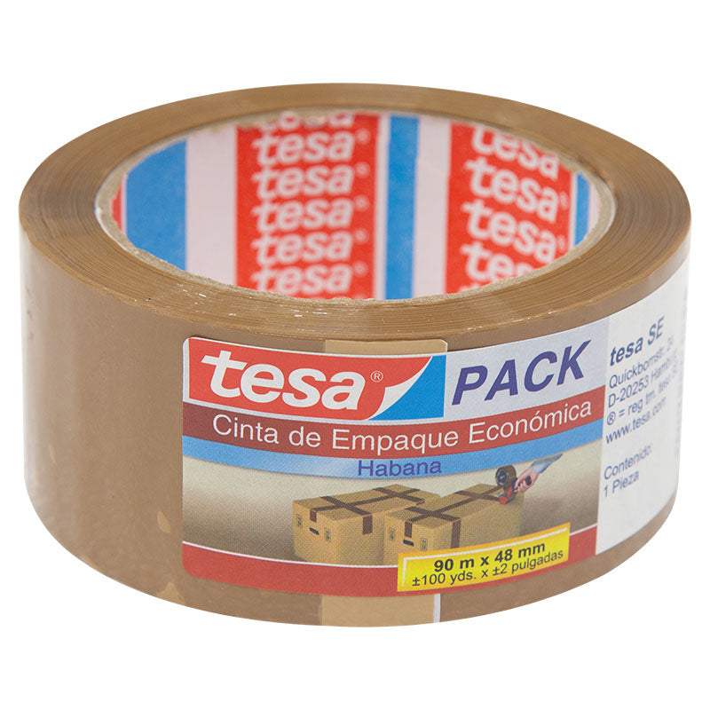 Cinta empaque 2 " 90 m café