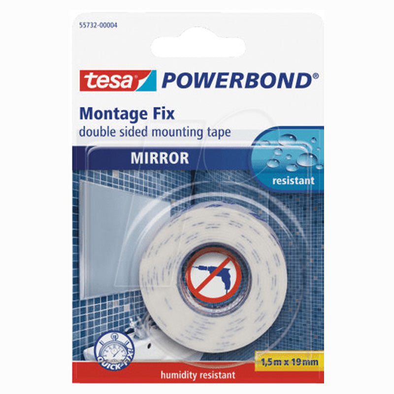 Cinta doble cara uso general 3/4" 1,5 m blanco