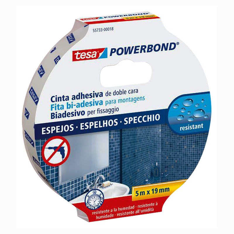 Cinta doble cara 3/4" 5 m blanco