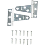Bisagra tipo T galvanizada 2" x 7/8" 2 uds
