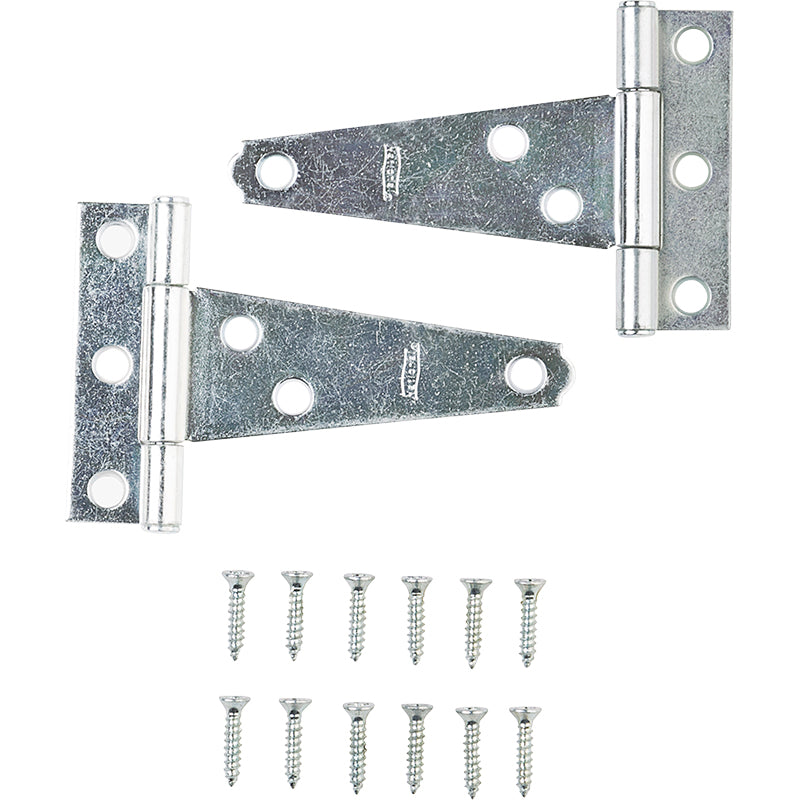 3" x 7/8" Galvanized T-Hinge 2 pcs