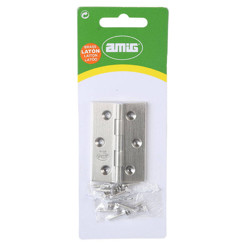 Book hinge 6 x 4 cm chrome 2 units