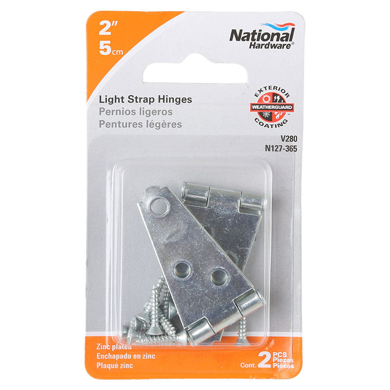 2" galvanized strap hinge
