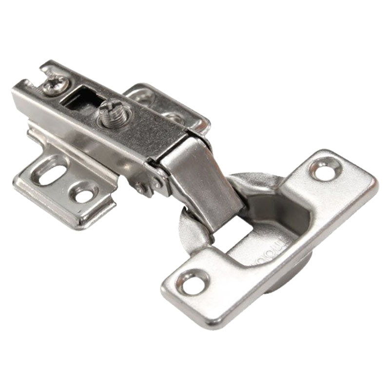 Normal closing straight hinge 35 mm chrome 2 units