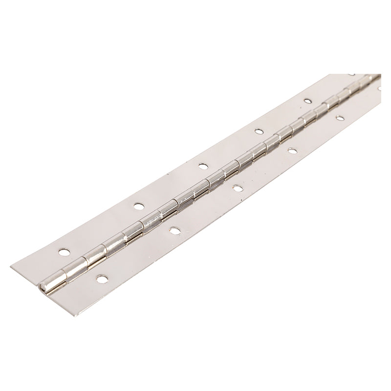 Continuous hinge 1 1/2" x 72" nickel