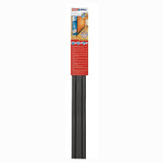Burlete en rollo 95 cm x 25 mm plástico gris