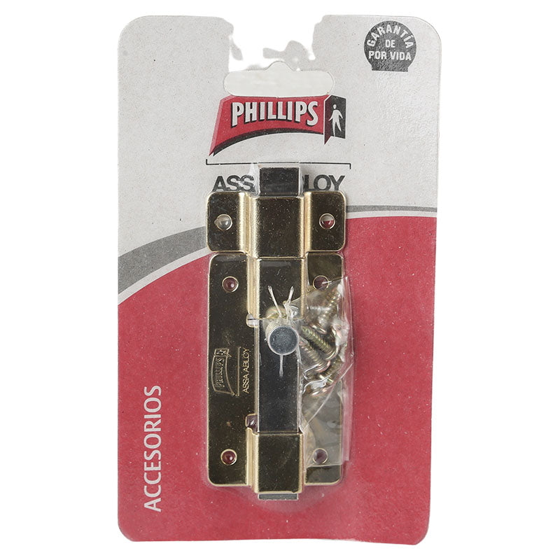 Classic gold barrette 4"