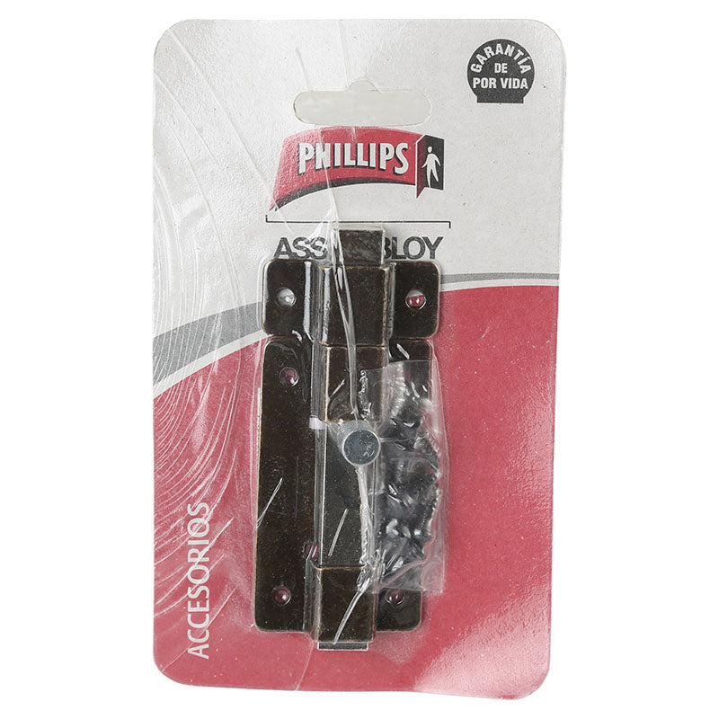 Classic bronze bolt 4"