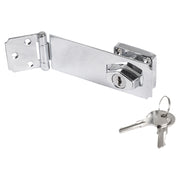 Aldaba con llave cromada 4 1/2"
