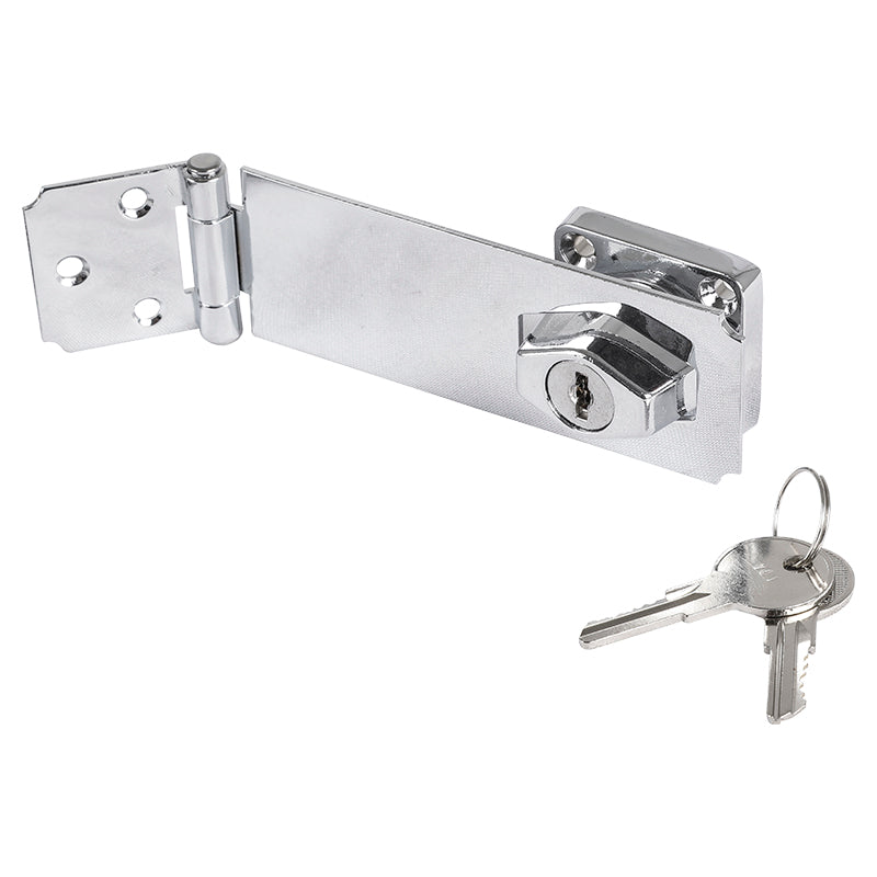 Aldaba con llave cromada 4 1/2"