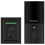 Kwikset Halo Wi-Fi Biometric Smart Lock Matte Black Brass