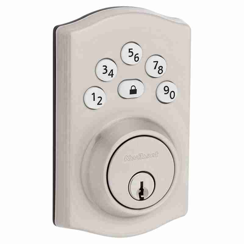Cerrojo electrónico Powerbolt 240 níquel satinado Kwikset