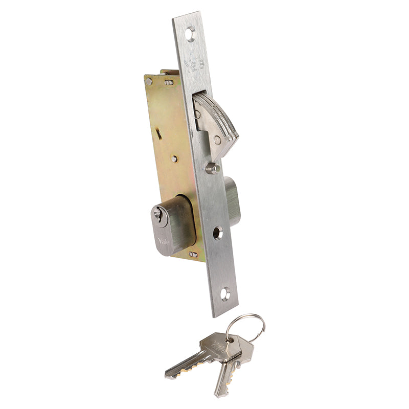 Mortise lock 854 US26D double cylinder
