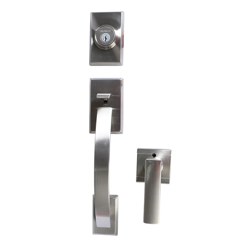 Tavaris Satin Nickel Single Cylinder Deadbolt
