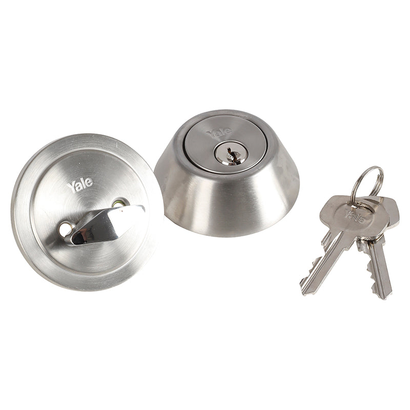 Kent single cylinder deadbolt for main entrance stainless steel