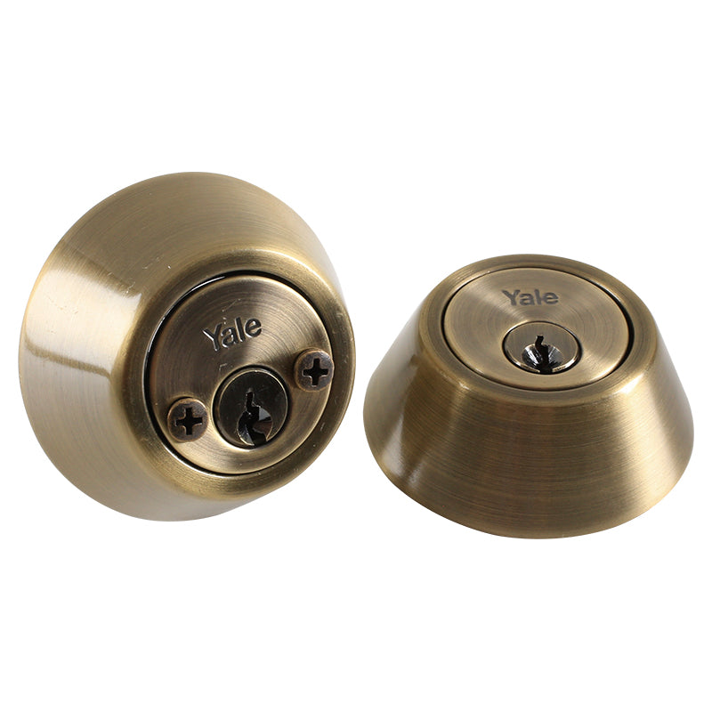 Kent Double Cylinder Deadbolt for Main Entrance Antique Brass