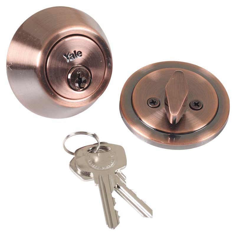 Kent Single Cylinder Deadbolt for Main Entrance Satin Bronze