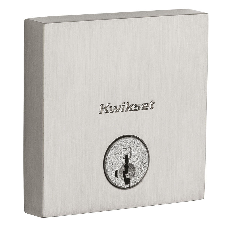 Single cylinder deadbolt Downtown satin nickel