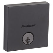 Downtown single cylinder deadbolt matte black