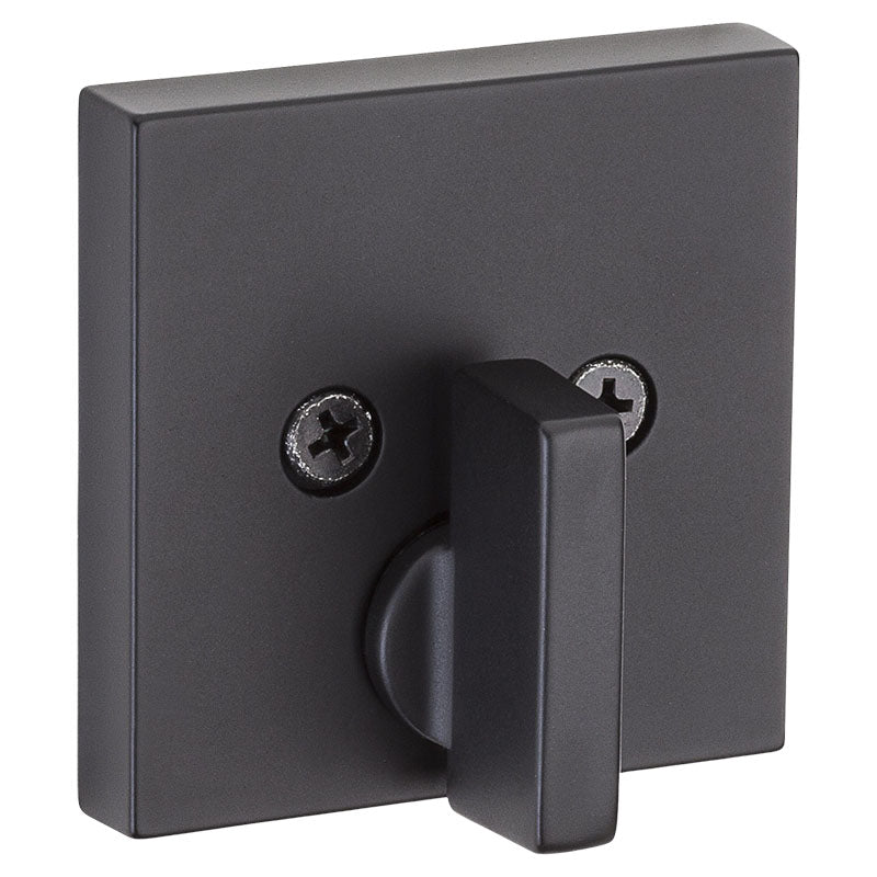 Downtown single cylinder deadbolt matte black