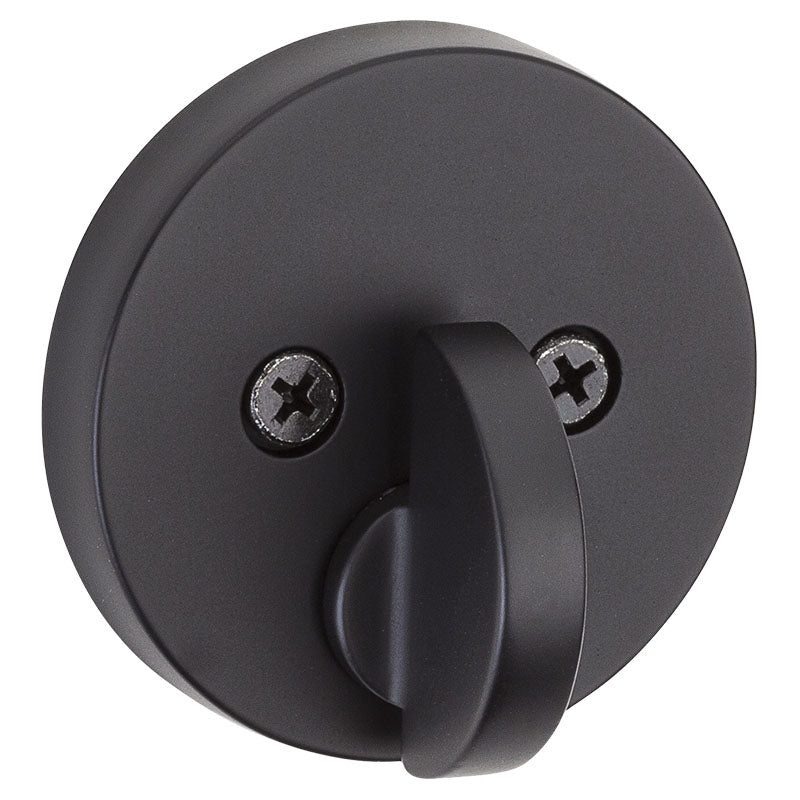 Uptown Matte Black Single Cylinder Deadbolt