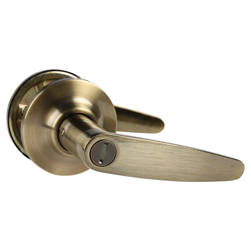Manija sin llave Dover para baño latón antiguo