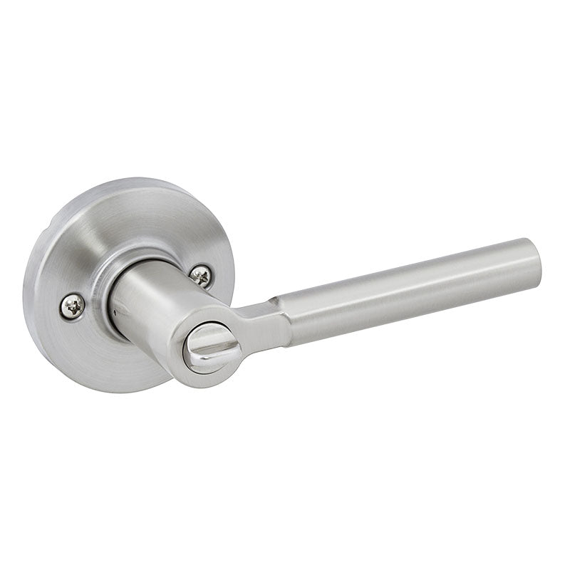 Manija sin llave Rimini para baño nickel satinado