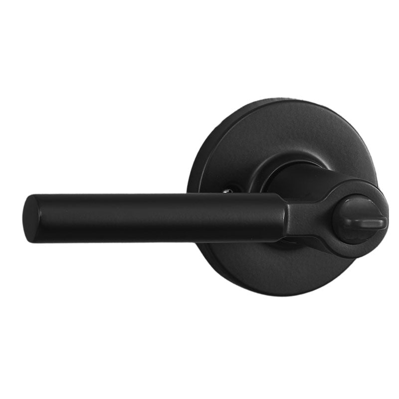 Rimini Matte Black Keyless Handle for Bathroom