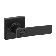 Manija sin llave Breton para baño negro mate