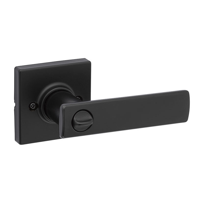 Manija sin llave Breton para baño negro mate
