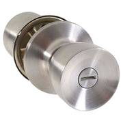 Pomo sin llave York para baño acero inoxidable satinado