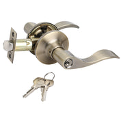 Aston Bedroom Lockset Antique Brass