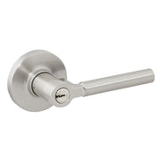 Manija con llave Rimini para dormitorio nickel satinado